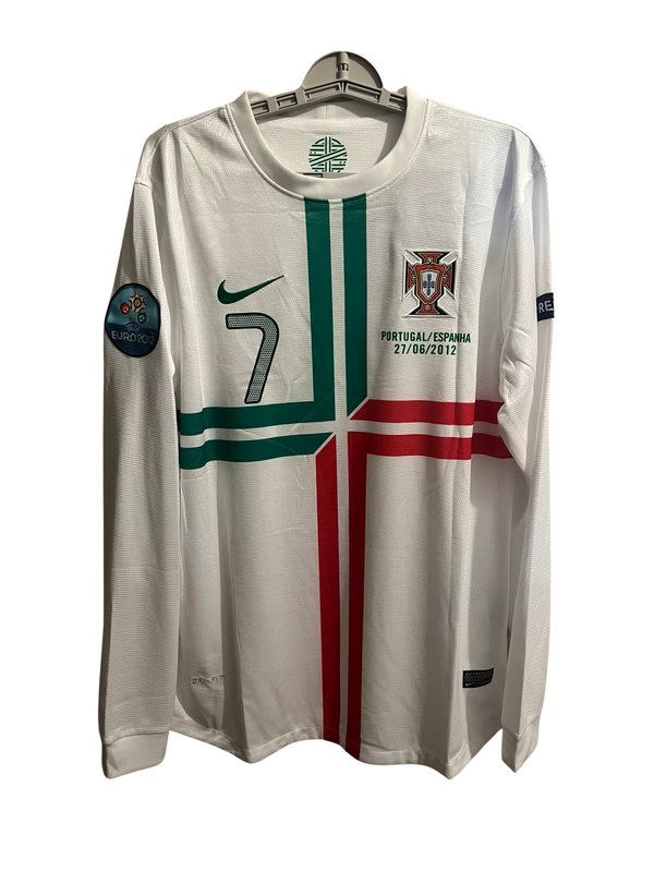 Cristiano Ronaldo 2012 Portugal Euro Retro Jersey #7 Long Sleeve