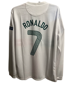 Cristiano Ronaldo 2012 Portugal Euro Retro Jersey #7 Long Sleeve