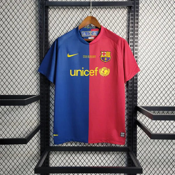 Barcelona Home 08-09 UCL final MESSI Shirt-Retro