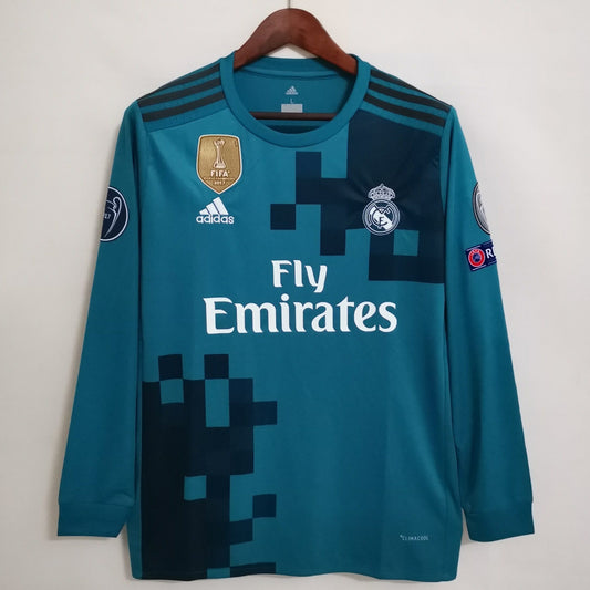 Real Madrid 17-18 Third Ronaldo #7 Jersey Champions League Edition Soccer Jersey
