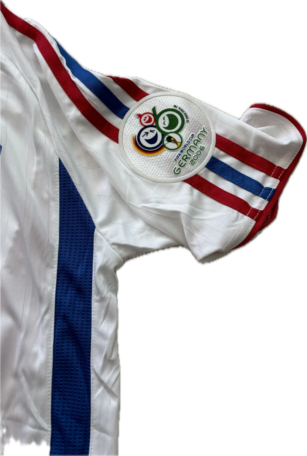 2006 Adidas France World Cup Zinedine Zidane MENS Jersey Shirt Away Kit Vintage Retro Embroidered Gold