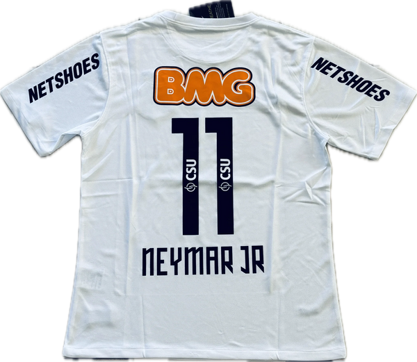 Neymar JR 11 Nike Santos FC Soccer Jersey Classic White Football Shirt MENS