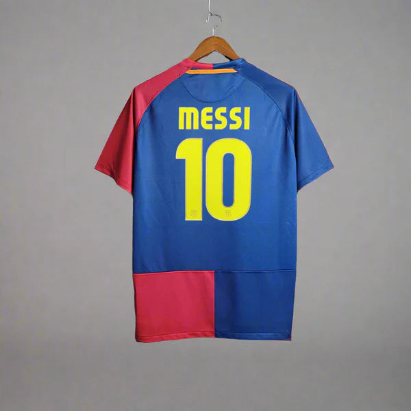 Barcelona Home 08-09 UCL final MESSI Shirt-Retro